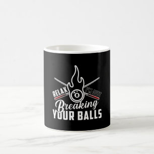 Pool Snooker 8 Ball Billiard Billiards Funny Gift Coffee Mug