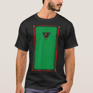 Pool Table Funny Lazy Easy Last Minute Halloween T-Shirt
