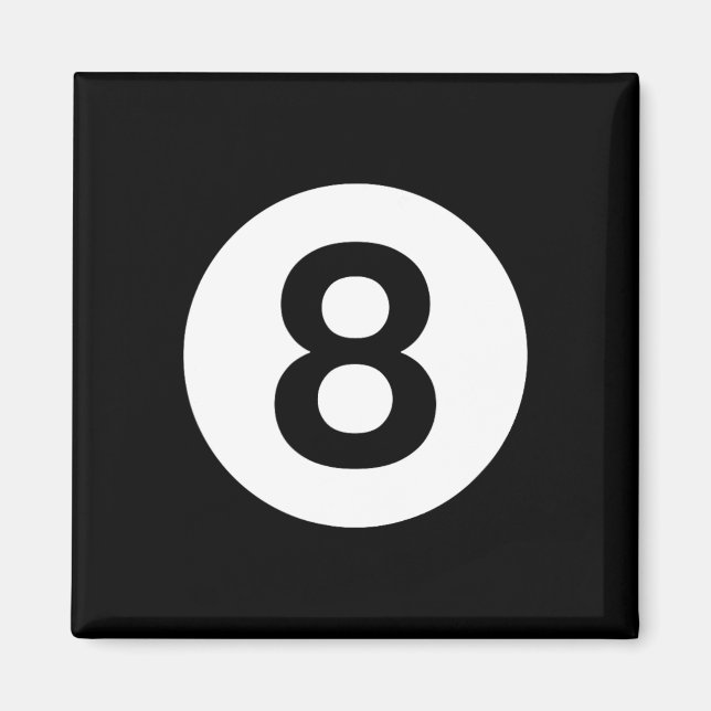 Pool Table With 8  Magnet (Front)