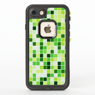 Pool Tiles, Green Mosaic Tiles, Geometric Pattern