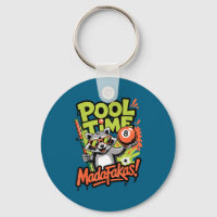 Pool time madafakas funny racoon billiards player