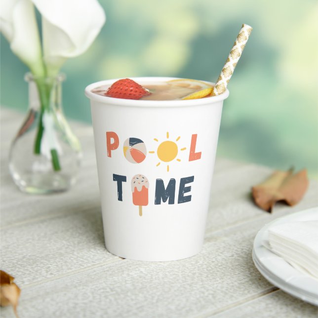 pool time. Party Cups & Supplies (Insitu)