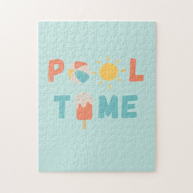 pool time. Puzzle (Vertical)