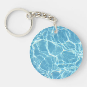 Pool Water Acrylic Keychain