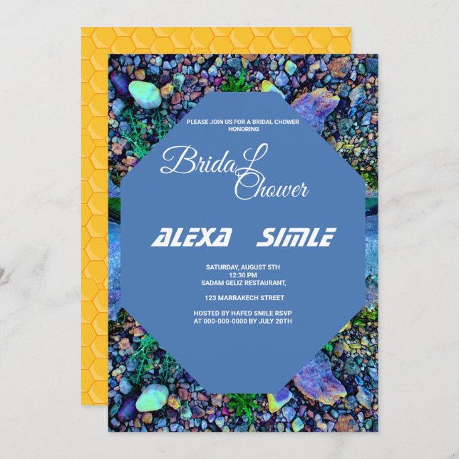  Pool water Bridal Shower Invitation, Editable Poo Invitation (Front/Back)