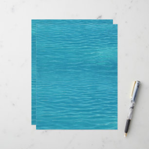 Pool Water Ripples Stationery Flyer