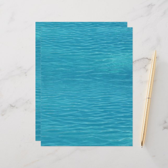 Pool Water Ripples Stationery Flyer (Front/Back In Situ)