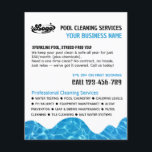POOL Water, Swimming Pool Cleaning Advertising Fly Flyer<br><div class="desc">Pool water background waterdrops background  and elegant script calligraphy with  for cleaning service FLYER gives it a luxury touch. Add your name,  email,  and other detail. this pool services flyer is fully customisable. #poolcleaningbusinessflyer ##luxurypoolcleaningservices #poolcleaningflyer</div>