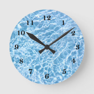 Pool Water Wall Clock