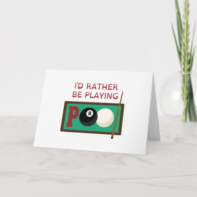 Pool Word Card (Front)