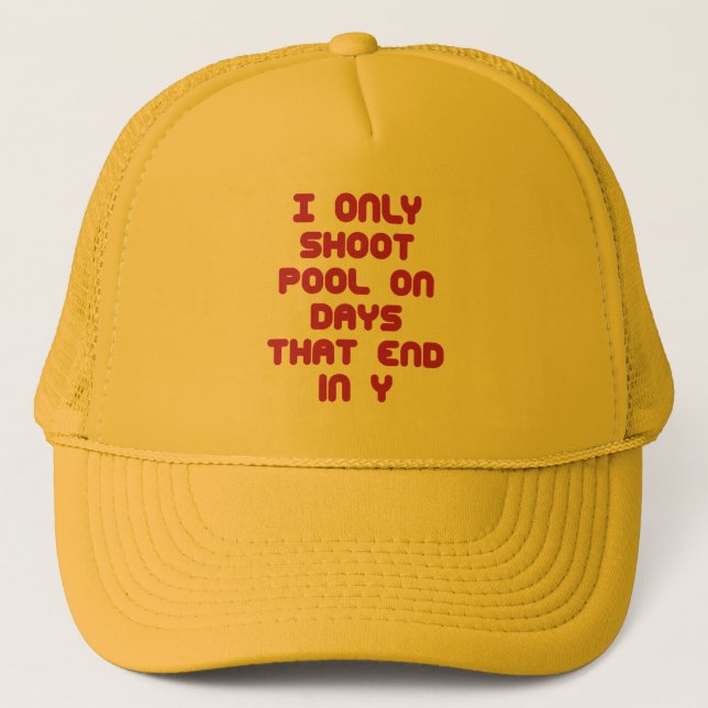 PoolChick Days Trucker Hat (Front)