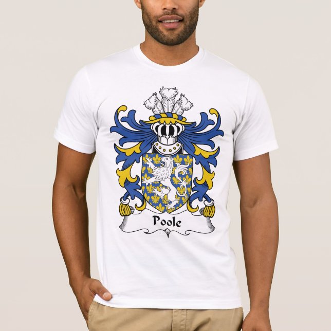 Poole Family Crest T-Shirt (Front)