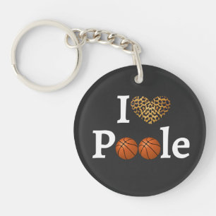 Poole Party Cheetah Pattern, Acrylic Keychain