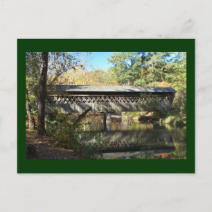 Poole's Mill Bridge and Reflection Postcard