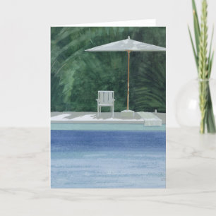 Poolside 1994 holiday card