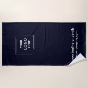 Poolside Business Branding Promotion Style Beach Towel