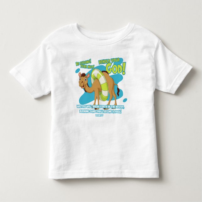 Poolside Camel Toddler T-Shirt (Front)