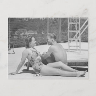 Poolside Fandom Postcard