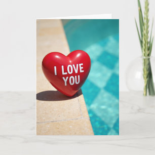 Poolside Love You Card