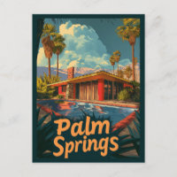 Poolside Paradise: A Retro Palm Springs