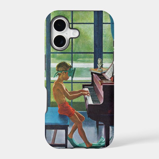 Poolside Piano Practice (Back)