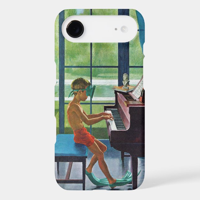 Poolside Piano Practice Case-Mate iPhone Case (Back)