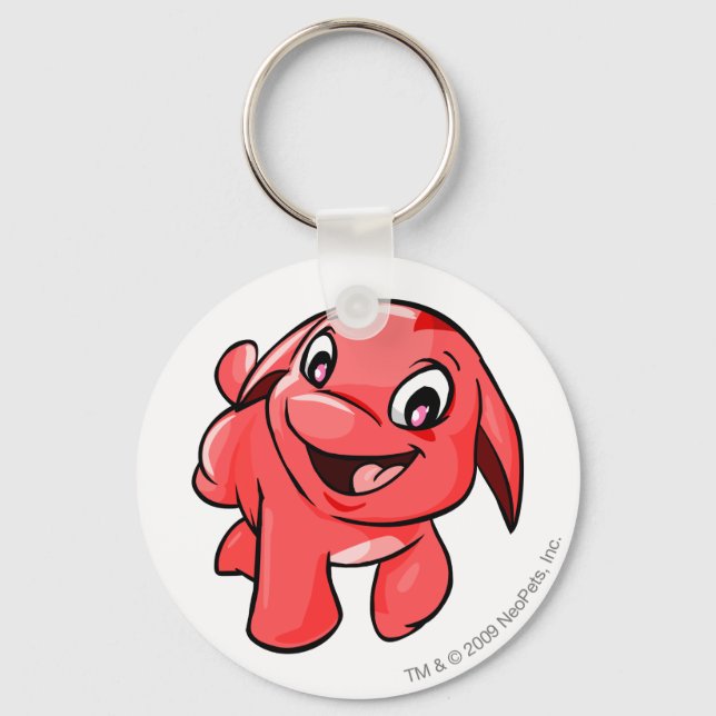 Pooogle Red Key Ring (Front)