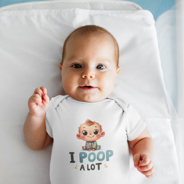 Poop Alert Baby Bodysuit (Creator Uploaded)