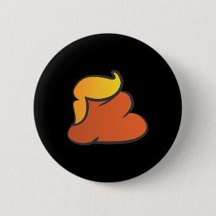 Poop Anti Trump T Shirt 6 Cm Round Badge