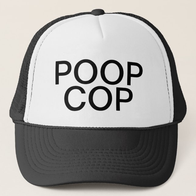POOP COP - CAP (Front)