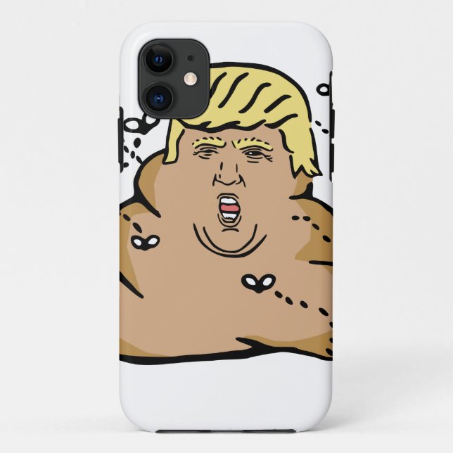 poop donald trump Case-Mate iPhone case (Back)