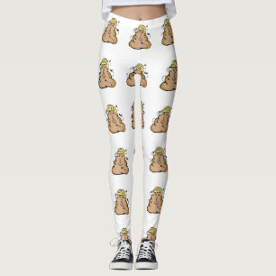 poop donald trump leggings