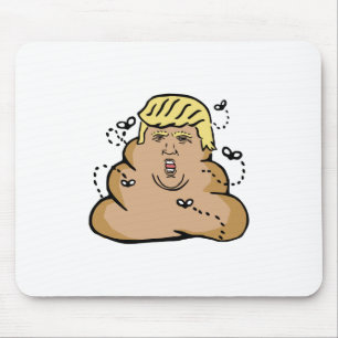 poop donald trump mouse pad