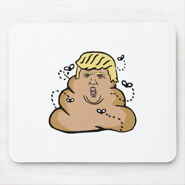 poop donald trump mouse pad (Front)