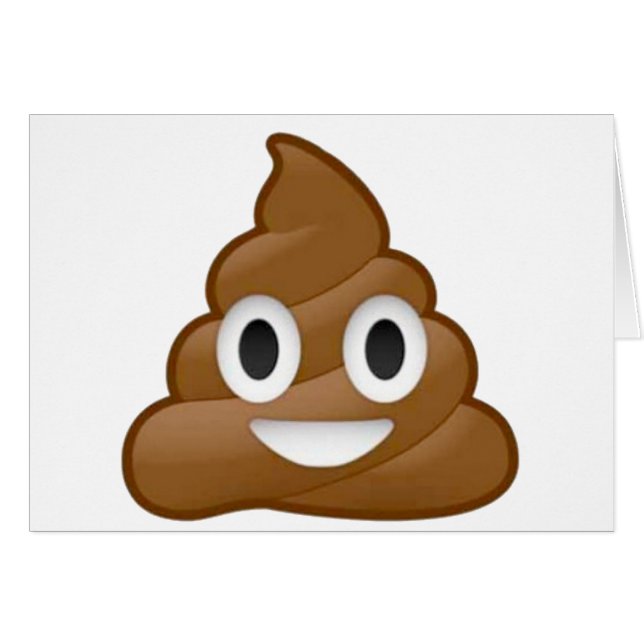 Poop emoji (Front Horizontal)