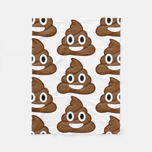 poop emoji blanket (Front)