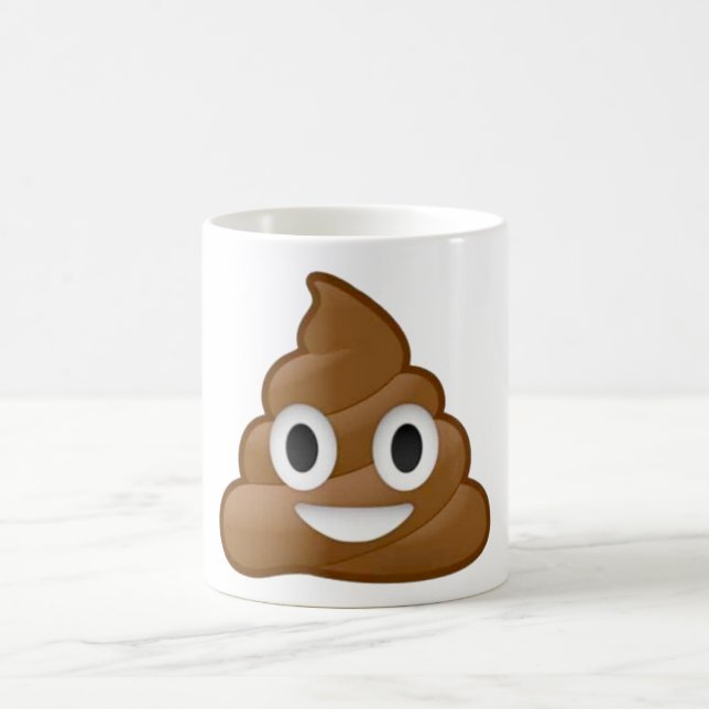 Poop emoji coffee mug (Center)
