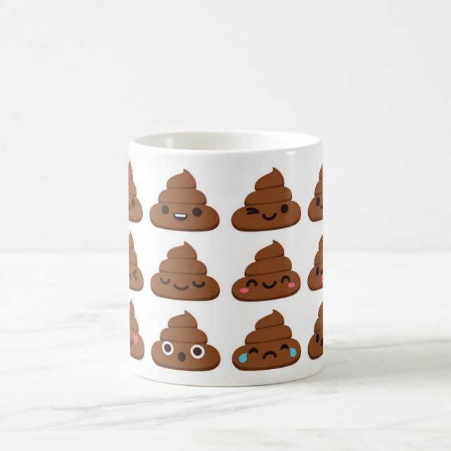 Poop emoji coffee mug (Center)