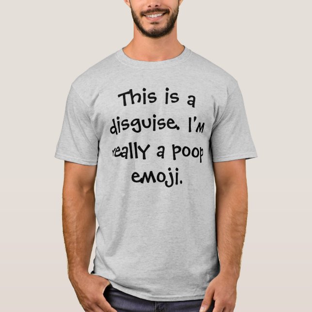 Poop Emoji Costume T-Shirt (Front)