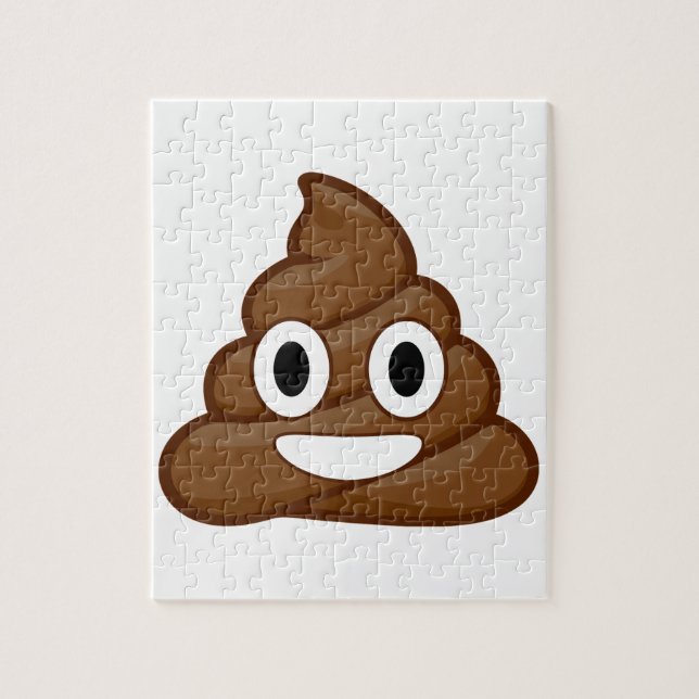 poop emoji jigsaw puzzle (Vertical)