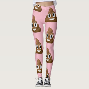Poop Emoji Leggings