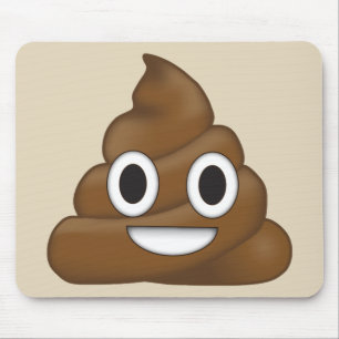 Poop Emoji Mouse Pad
