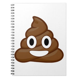 poop emoji notebook