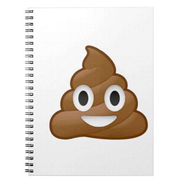 Poop emoji notebook (Front)
