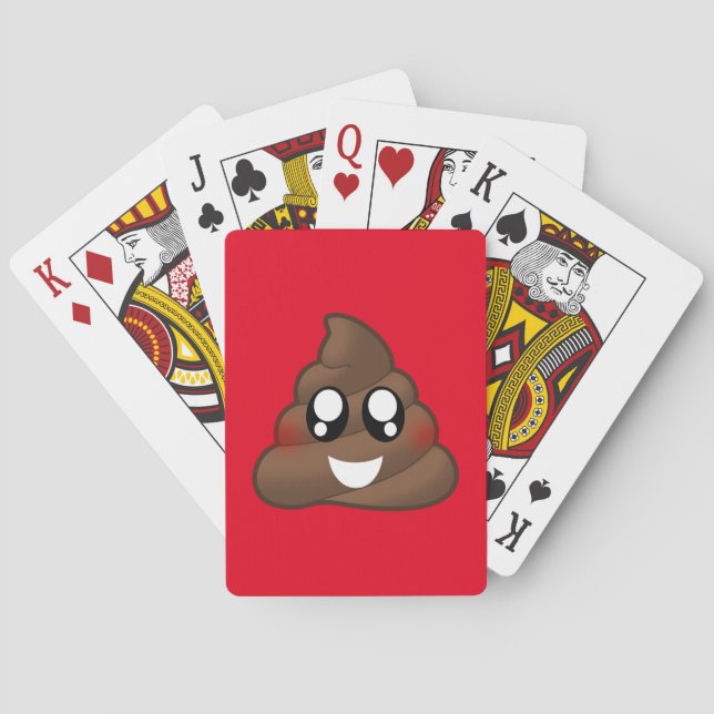 Poop Emoji Playing Cards (Back)