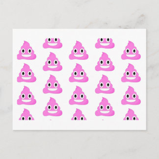 Poop Emoji Postcard