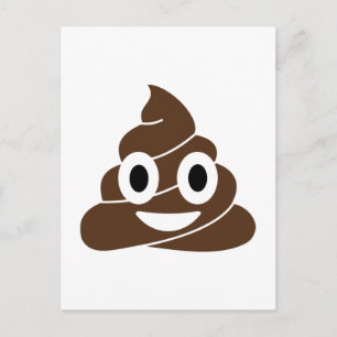 Poop Emoji Postcard
