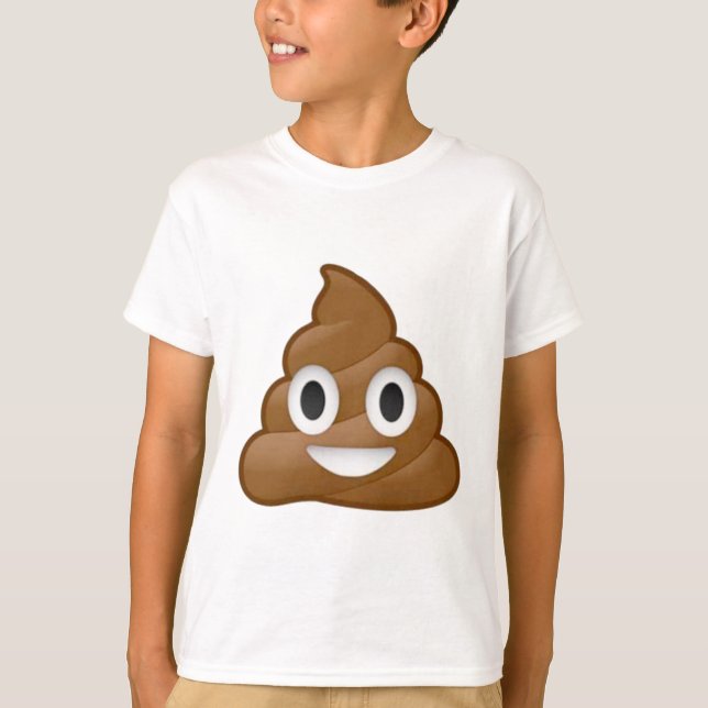Poop emoji T-Shirt (Front)