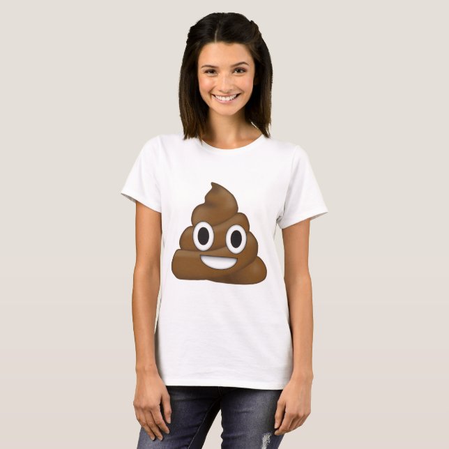 Poop emoji T-Shirt (Front Full)
