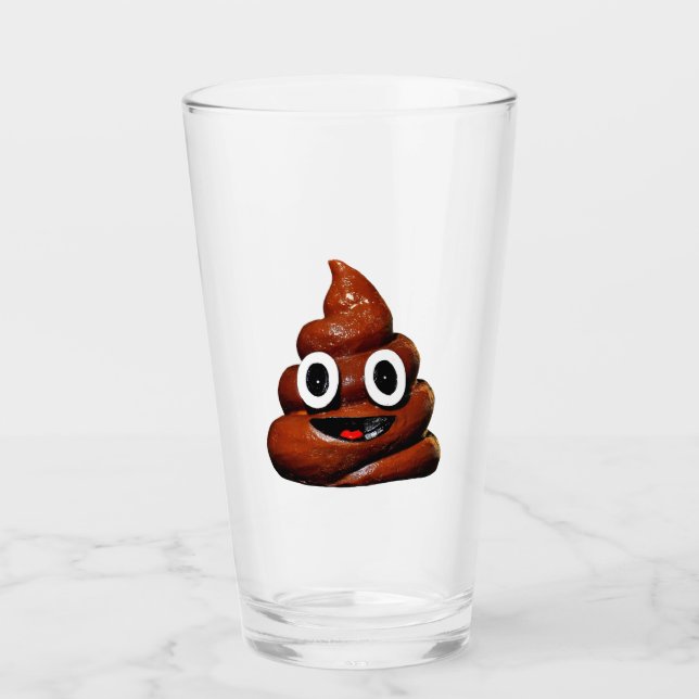 Poop, emoji, tumbler 🥃 (Front)